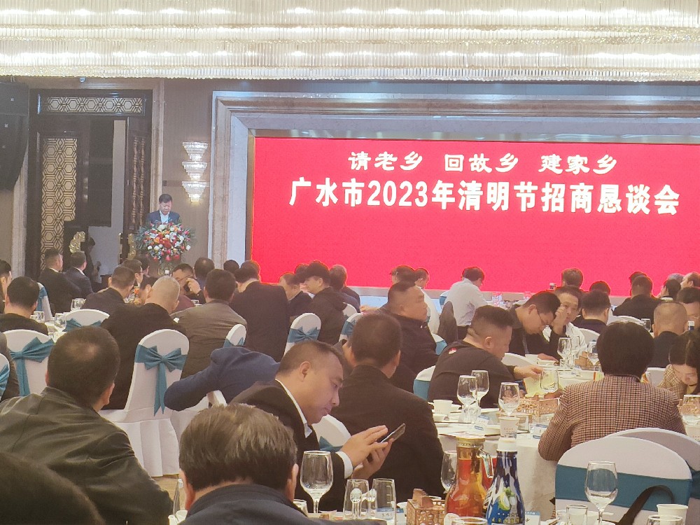 广水市 2023 年清明招商恳谈会上的发言